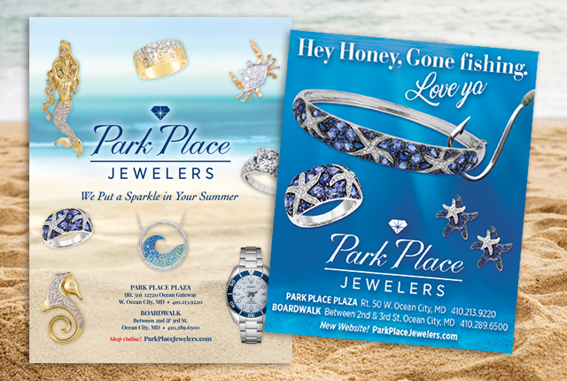 Park Place Jewelers ad design 2020