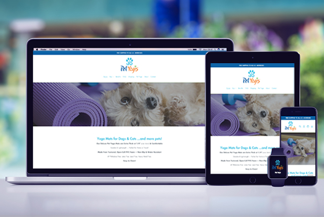 Pet Yogis website design 2020
