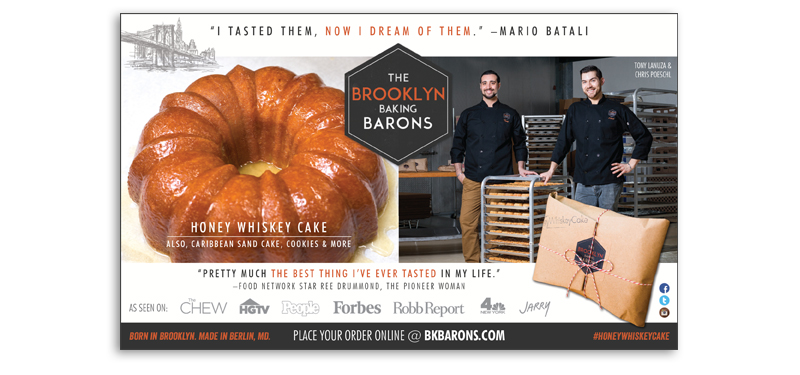 The Brooklyn Baking Barons ad design
