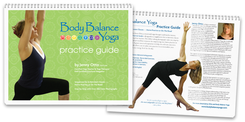 Body Balance Yoga Practice Guide book design