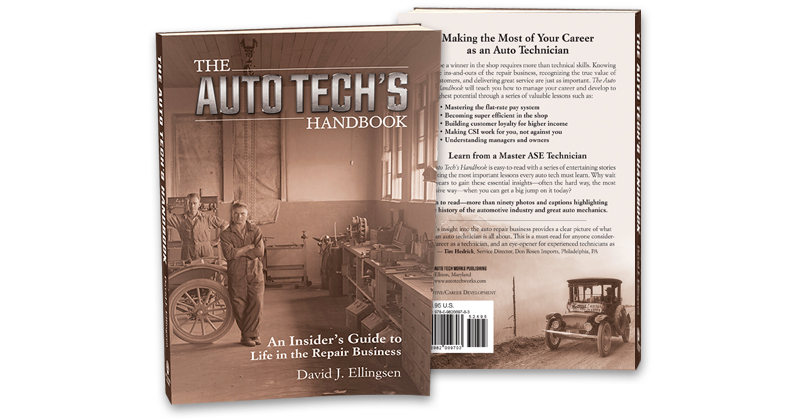 The Auto Tech's Handbook book design