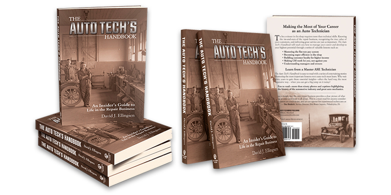 The Auto Tech's Handbook book cover design