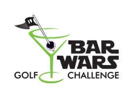 Bar Wars Golf Challenge logo design