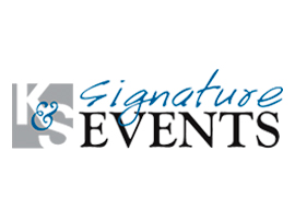 K and S Signature Events logo design