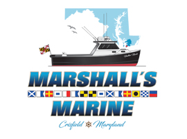 Marshall's Marine logo design