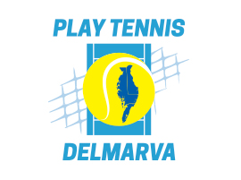 Play Tennis Delmarva logo design