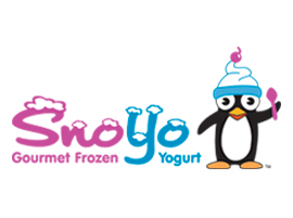 SnoYo Gourmet Frozen Yogurt logo design