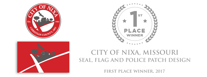 City of Nixa, Missouri Seal, Flag and Police Patch Design Winner