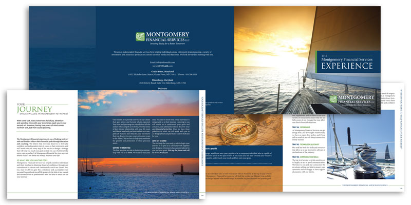 Montgomery Financial Services booklet design