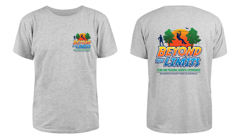 Beyond The Limits ropes course shirt design