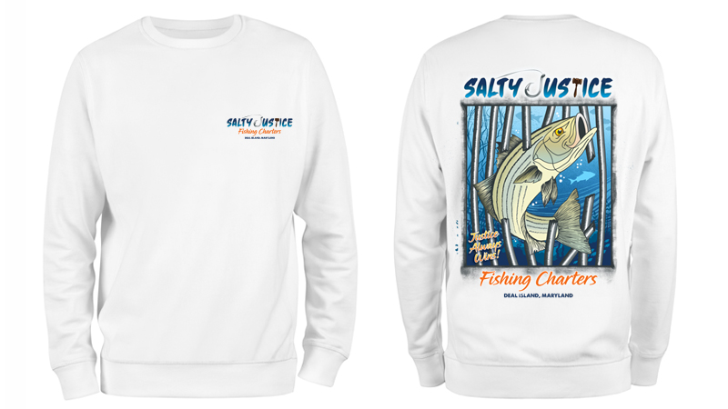 Salty Justice shirt design